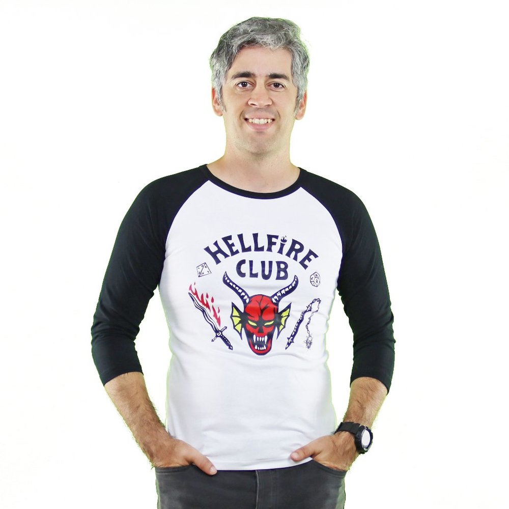 Stranger Things Hellfire Club Tee shirt Eddie Munson Costume